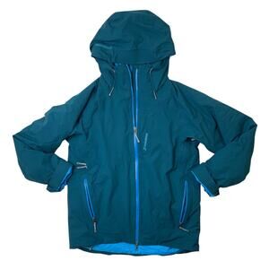 Houdini Ski Jacket Womens M Medium Full Zip Insulated Hooded MS Spheric *READ
